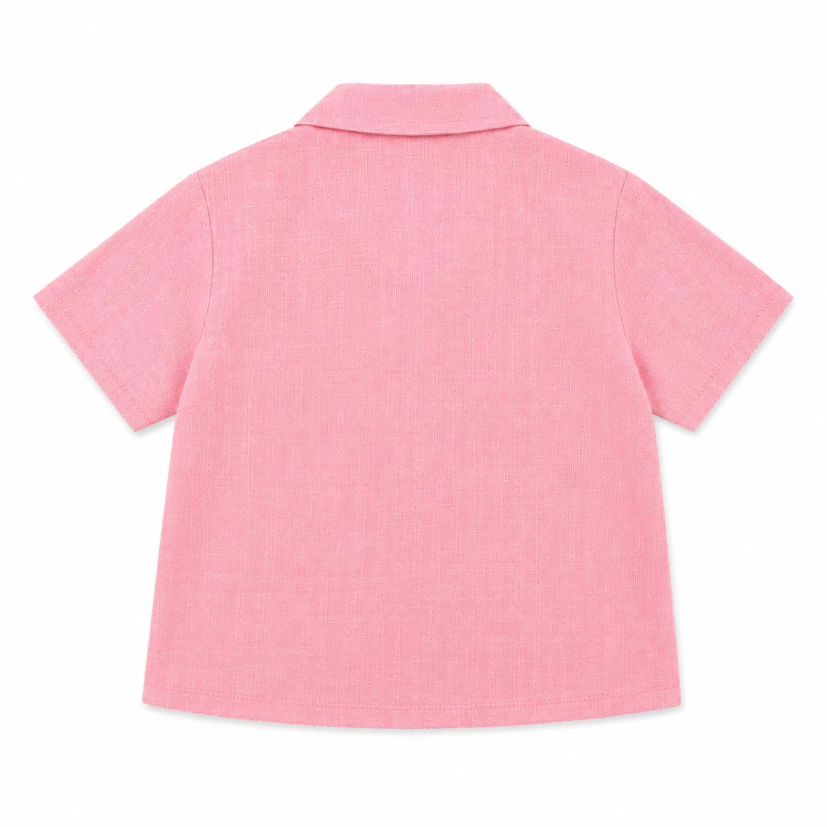 Baby pink linen shirt