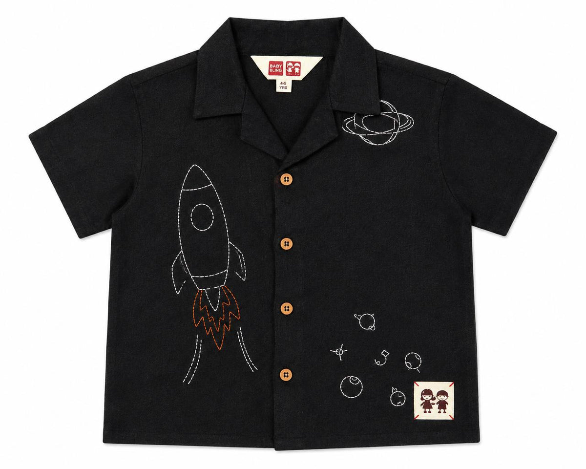 Black Linen shirt