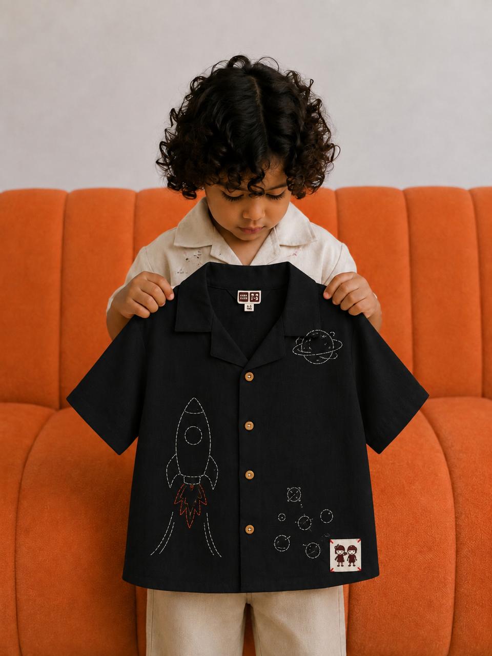 Black Linen shirt
