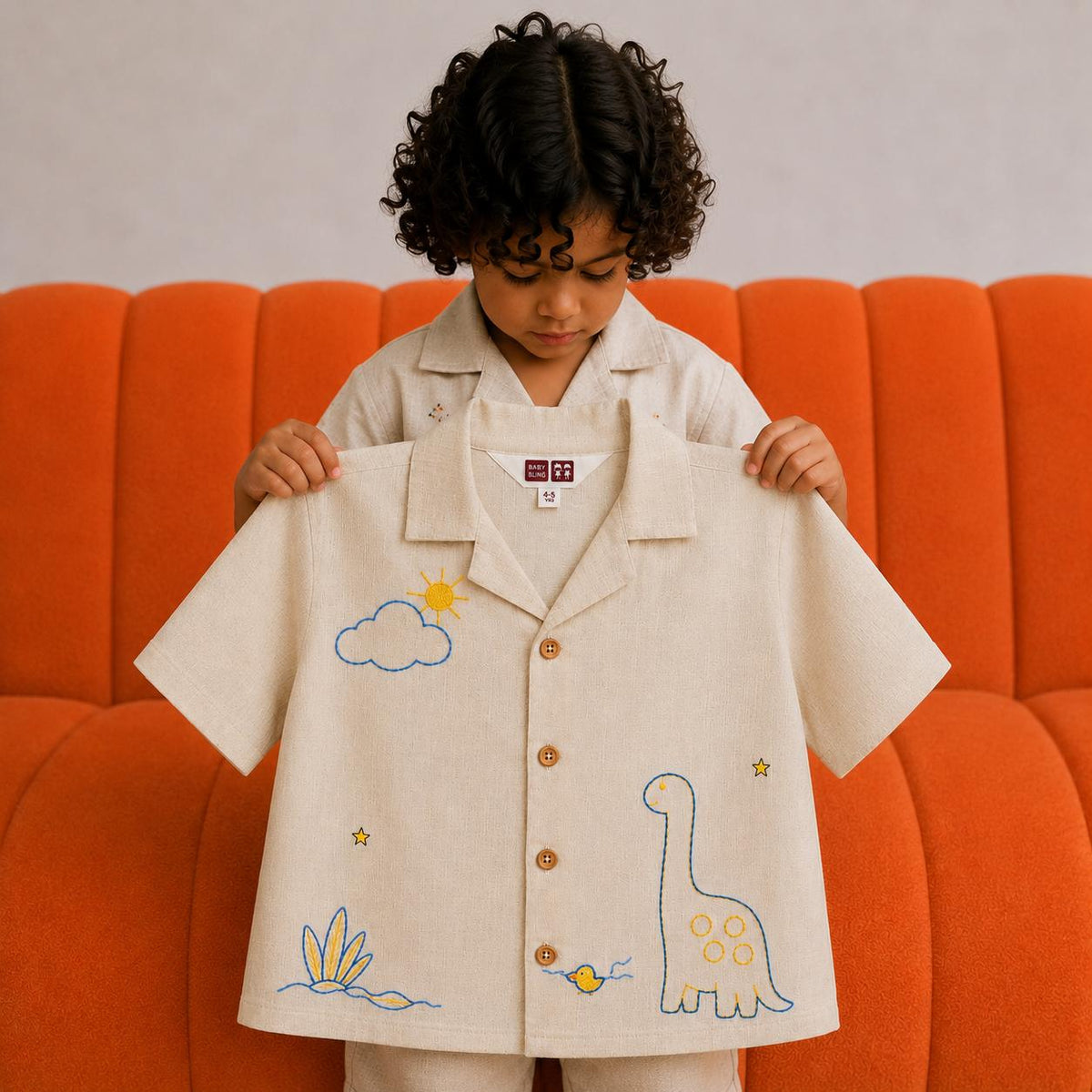 Dino Linen Shirt