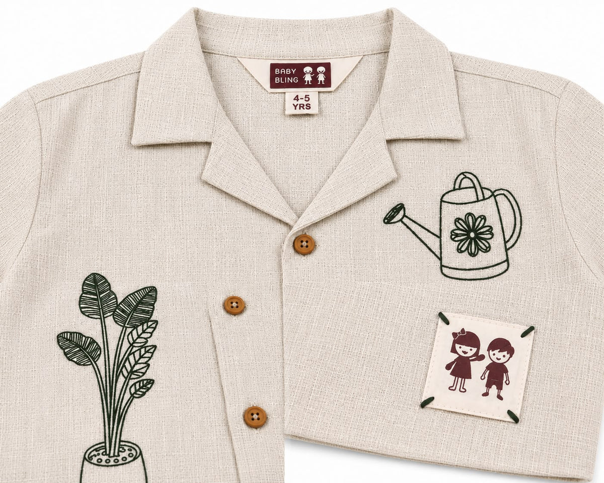 Sea Green Linen shirt