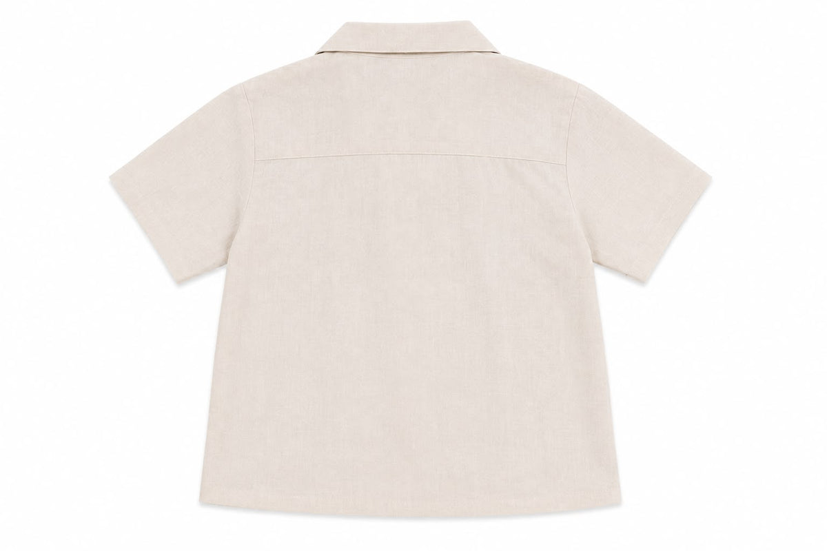 Beige Linen Shirt