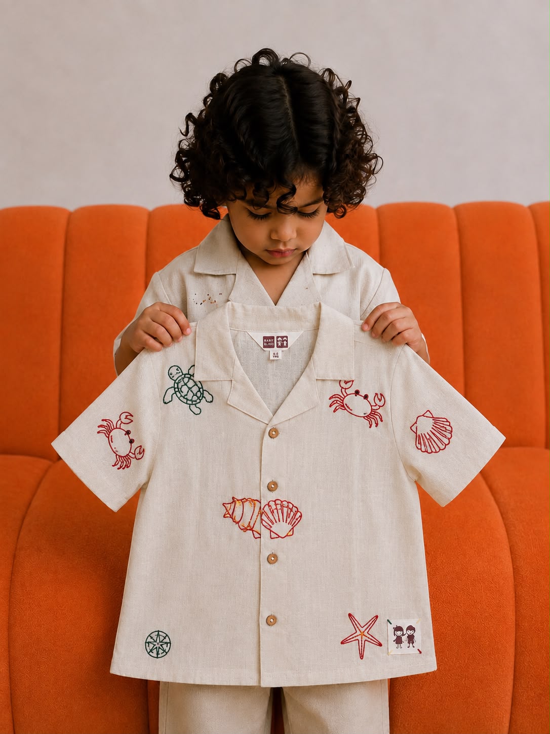 Beige Linen Shirt
